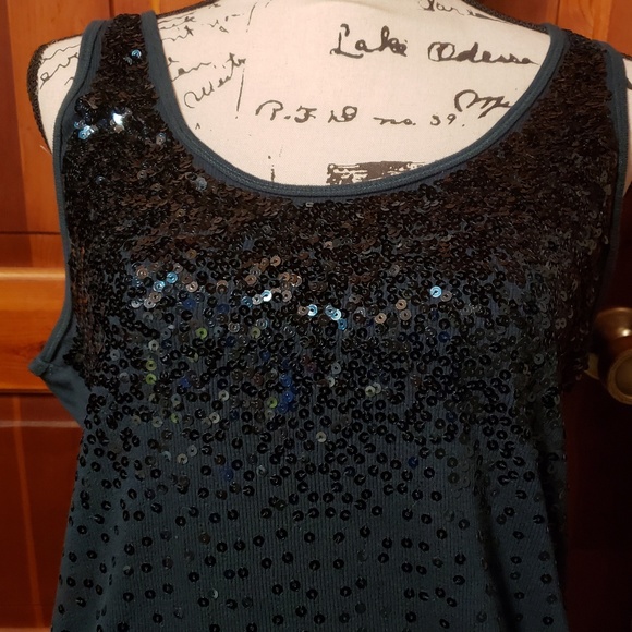 💙3/$25💙"Lane Bryant" emerald tank top - Picture 4 of 4